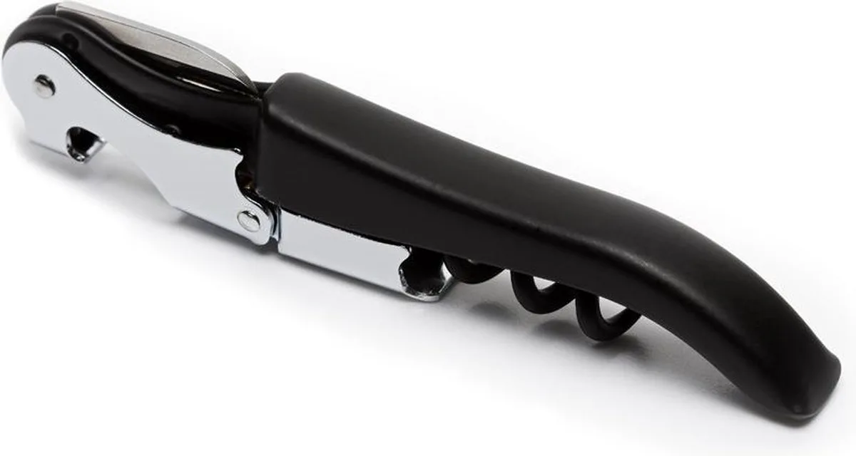 Kurkentrekker - Kelnersmes - RVS en Kunststof by Point-Virgule in Black – product photo
