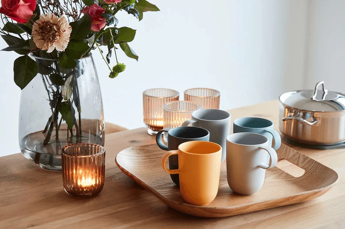 mok met oor uit PLA 1 stuk by Point-Virgule in Green – product photo