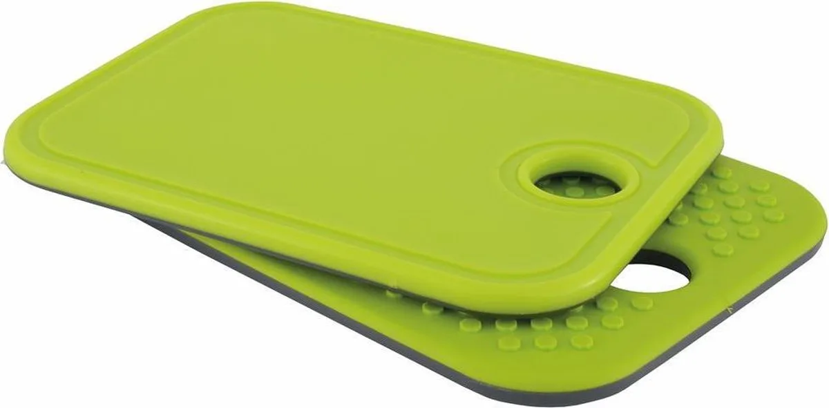 Non Slip Cutting Board Gray and Green van Point-Virgule in Grijs groen – productfoto