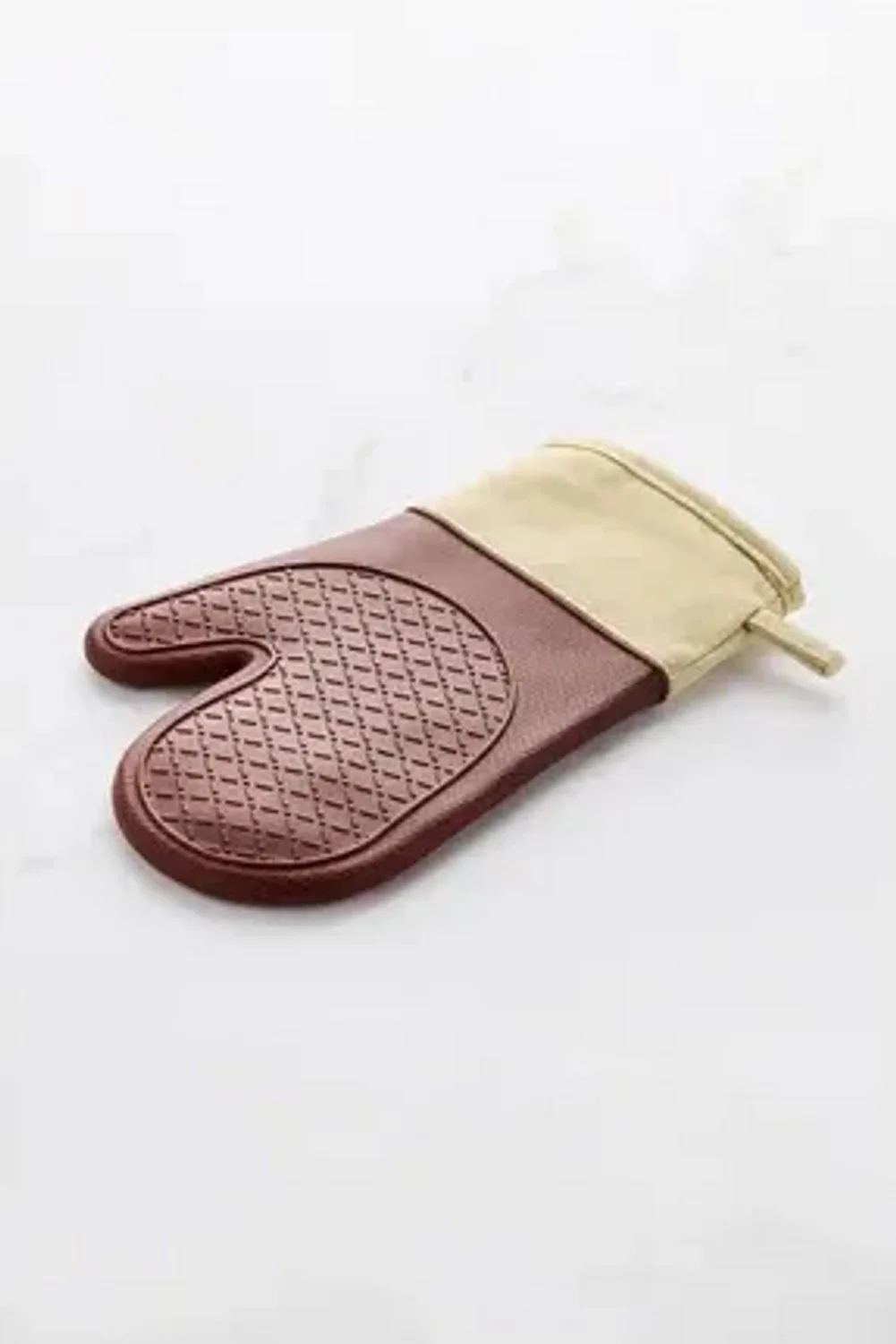 Ovenhandschoen Maroon/Warm Beige de Point-Virgule en Maroon – photo produit