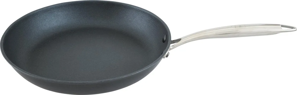 Pan-à-moi Braadpan - Licht gietijzer - Excalibur coating - Ø 28cm von Point-Virgule in Schwarz – Produktfoto