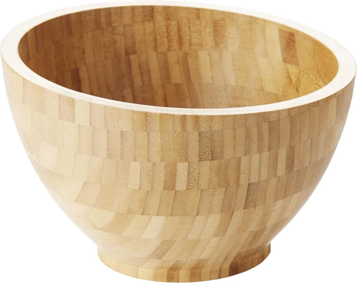 Serveerkom - Bamboe - Ø 22cm von Point-Virgule in Braun – Produktfoto