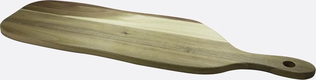 serveerplank uit acaciahout - met handvat - 76x22x1.8cm von Point-Virgule in Hout – Produktfoto