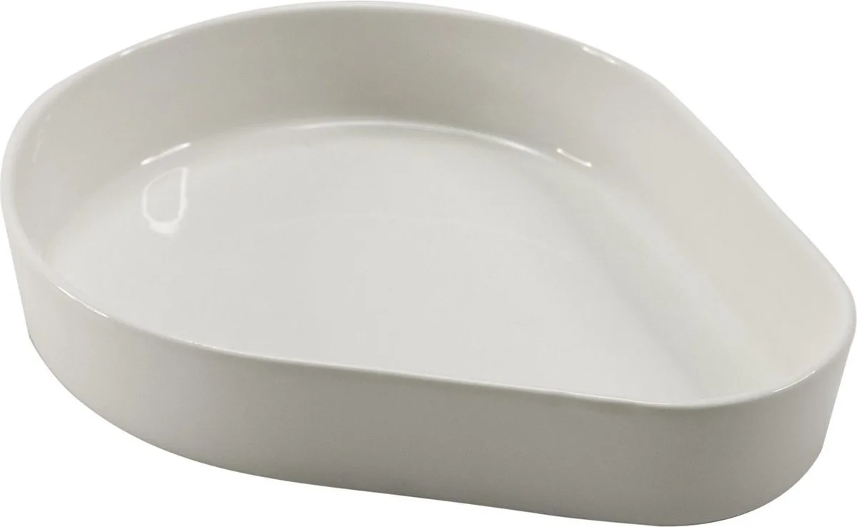 Serveerschaal Moments Porselein 30 x 24 cm by Point-Virgule in White – product photo