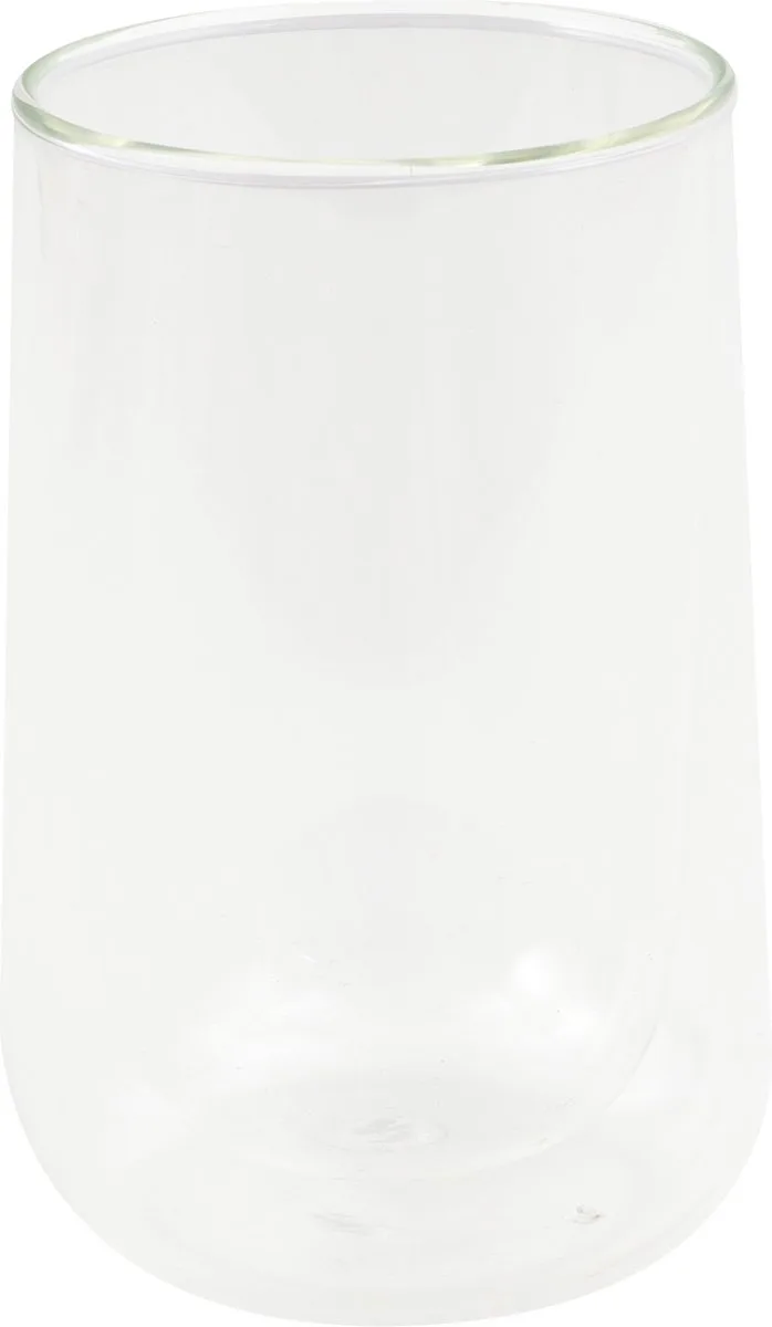 set van 2 dubbelwandige glazen 350ml (per 3 st) van Point-Virgule in Transparant – productfoto
