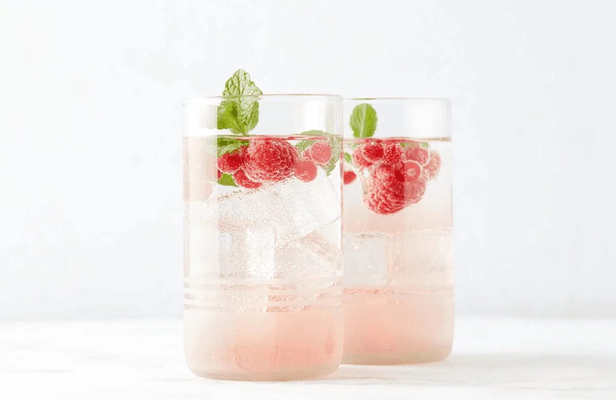 set van 4 glazen uit upcycled 250ml helder van Point-Virgule in Glas – productfoto