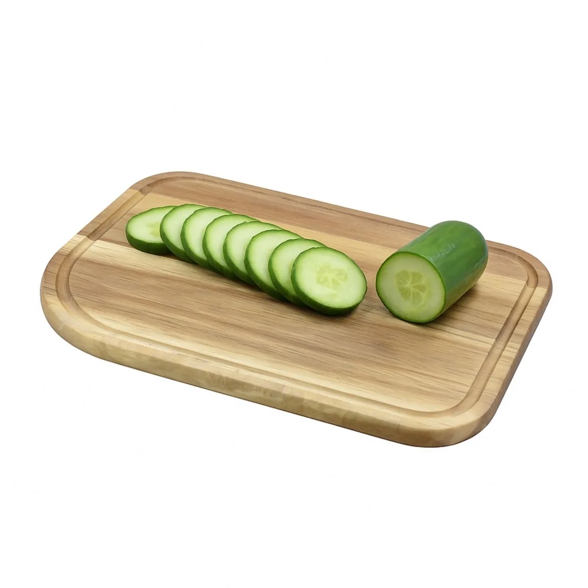 Snijplank - Met sapgeul - Acaciahout - 35x25x1.5cm von Point-Virgule in Houtkleur – Produktfoto