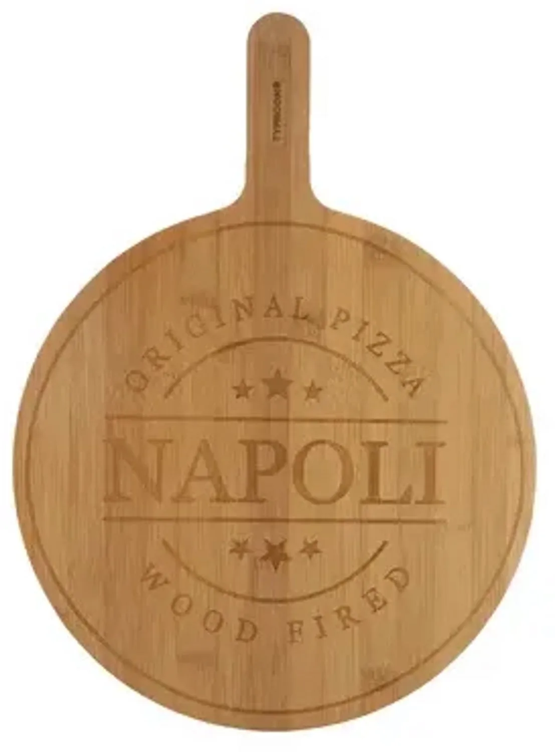 Typhoon World Foods Napoli pizza serveerplank 32cm van Point-Virgule in Bamboe – productfoto