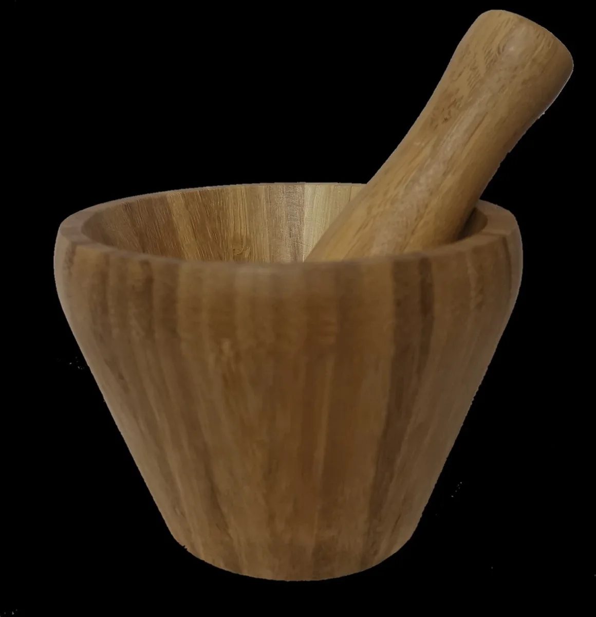 vijzel en stamper by Point-Virgule in Bamboe – product photo