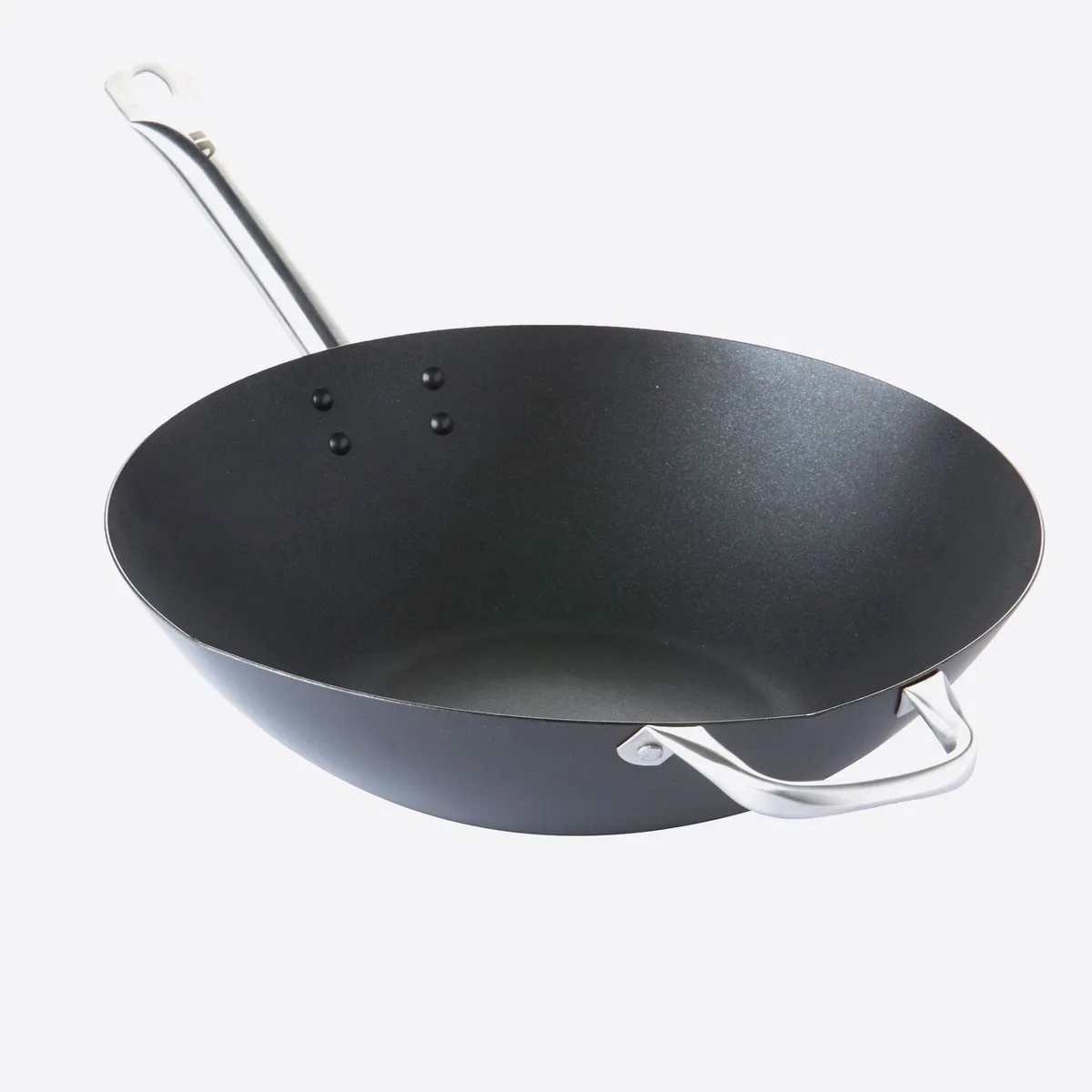 Wokpan - Professionele Wok - Whitford Anti-aanbaklaag - Ø 36cm van Point-Virgule in Donkergrijs – productfoto