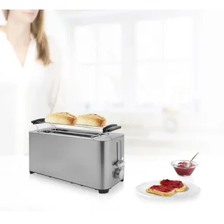 Broodrooster 142402 - Compact - Ontdooi- en verwarmfunctie - Inclusief opzetrekje - 1400W- Zilver by Princess in Grey – product photo 2 of 3