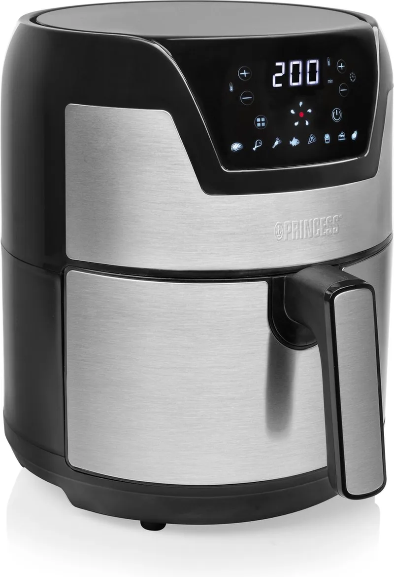 Digitale Airfryer XXL 182026 - Heteluchtfriteuse - 4.5 liter - 8 voorgeprogrammeerde programma's - 1500 W - RVS fra Princess i Flerfarvet – produktbillede
