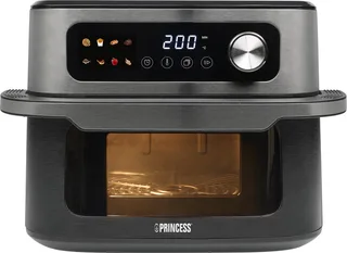 Heteluchtfriteuse - Maxi Crisp Digital Airfryer 10L - 182480 - XXL - 1700W - 8 Bakprogramma's - PFAS-Vrij - Geschikt voor Pizza by Princess in Black – product photo 1 of 2
