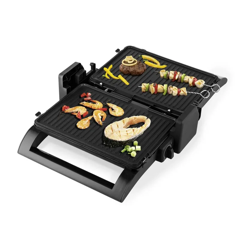 Multi Contactgrill 4-in-1 112536 - Grill apparaat - Tosti apparaat - Wafelijzer - Verwisselbare platen - Instelbare thermostaat - design von Princess in Rvs – Produktfoto 2 von 3
