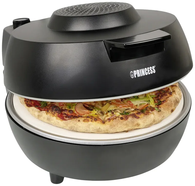 Oven Pro Pizzaoven Controlelampje, Timerfunctie, CoolTouch-behuizing by Princess in Black – product photo
