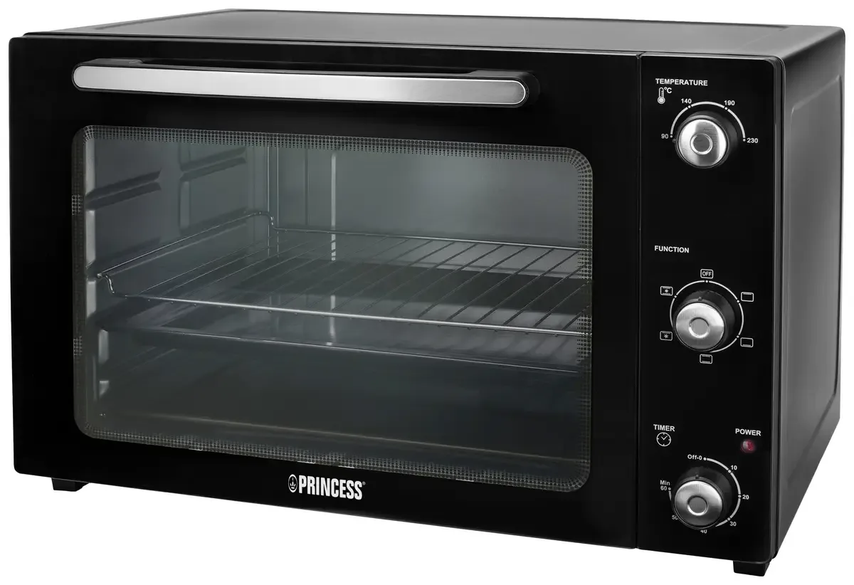 Princess 112759 Mini-oven Convectiefunctie 55 l fra Princess i Sort – produktbillede