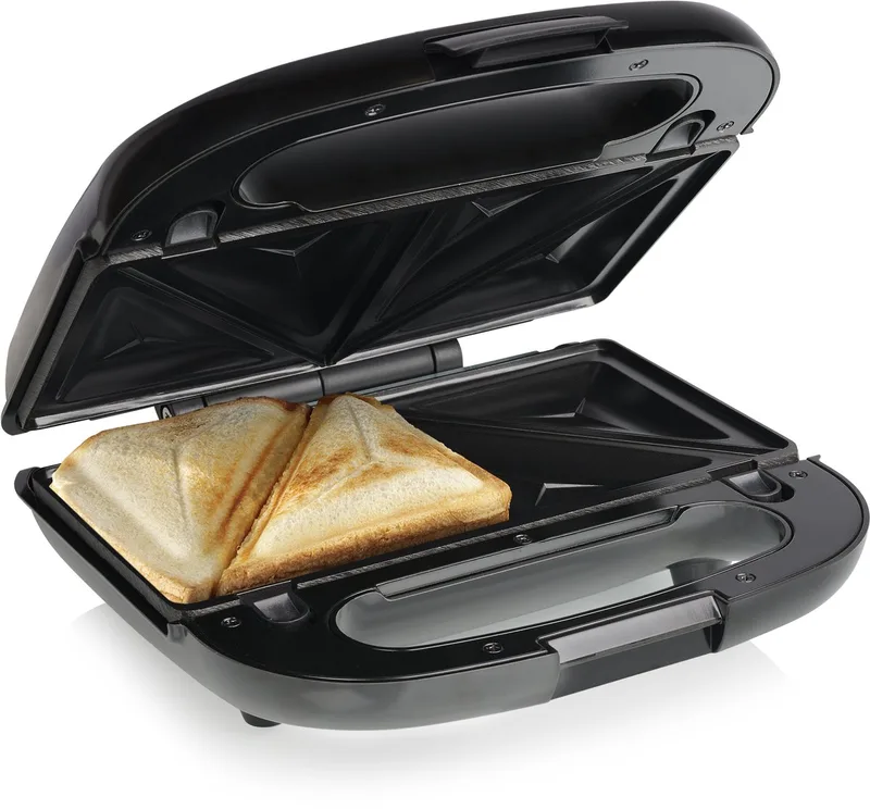 Princess 127090 – Sandwich Maker 3‑in‑1 – 750W – Tosti‑ijzer, Wafelijzer & Panini‑maker by Princess in Black – product photo