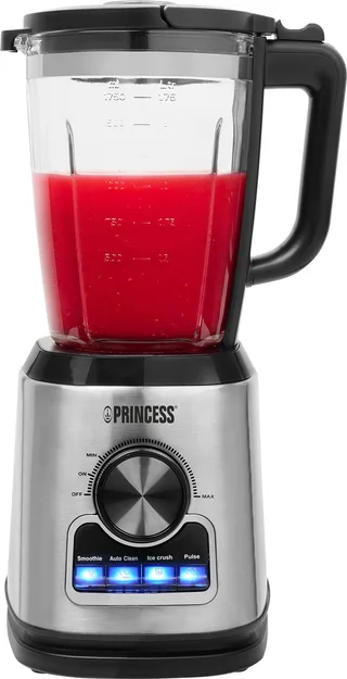 Princess 212094 Blender Solid Pro - 1400 W - 6 RVS messen- 1.75 Liter - Glazen kan by Princess in Rvs, Metaal – product photo 1 of 3