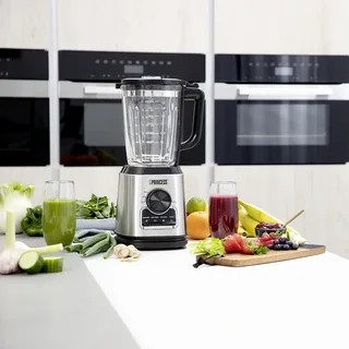 Princess 212094 Blender Solid Pro - 1400 W - 6 RVS messen- 1.75 Liter - Glazen kan by Princess in Rvs, Metaal – product photo 2 of 3