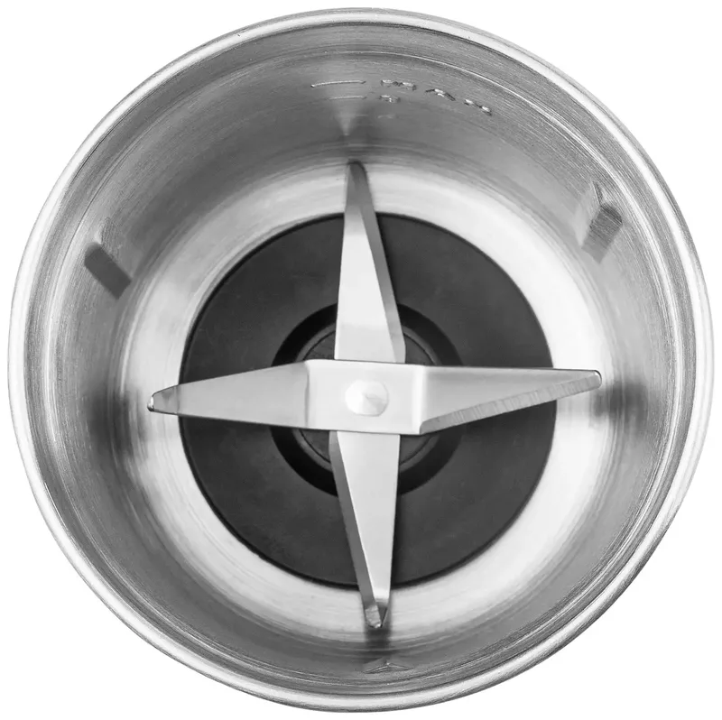 Princess 221040 Multi Hakmolen – Food chopper - Roestvrij Staal - 300ml - 200W - 2 afneembare bekers met 2 messensets - nat en droog gebruik von Princess in Princess 221040 Multichopper & G – Produktfoto 3 von 3