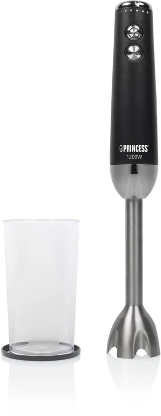 Princess 221229 Staafmixer - Hand blender - Extra krachtig - 1200 Watt - Variabele snelheid by Princess in Black – product photo 1 of 3