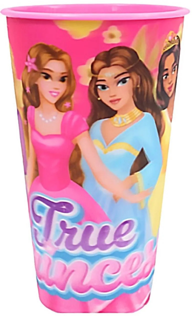 True 3D effect plastic cup 480 ml de Princess en Multicolore – photo produit