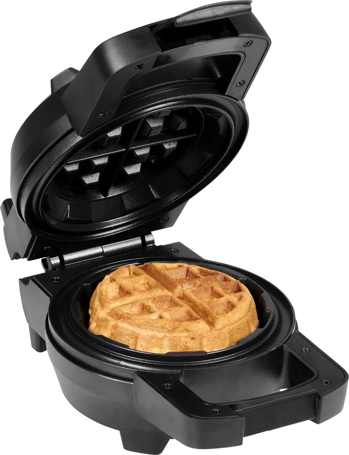 Wafelijzer - Voor gevulde wafels - Geschikt voor zoet en hartig - 700W - Ø16 cm - 132374 - Stuffed Waffle Maker van Princess in Zwart – productfoto