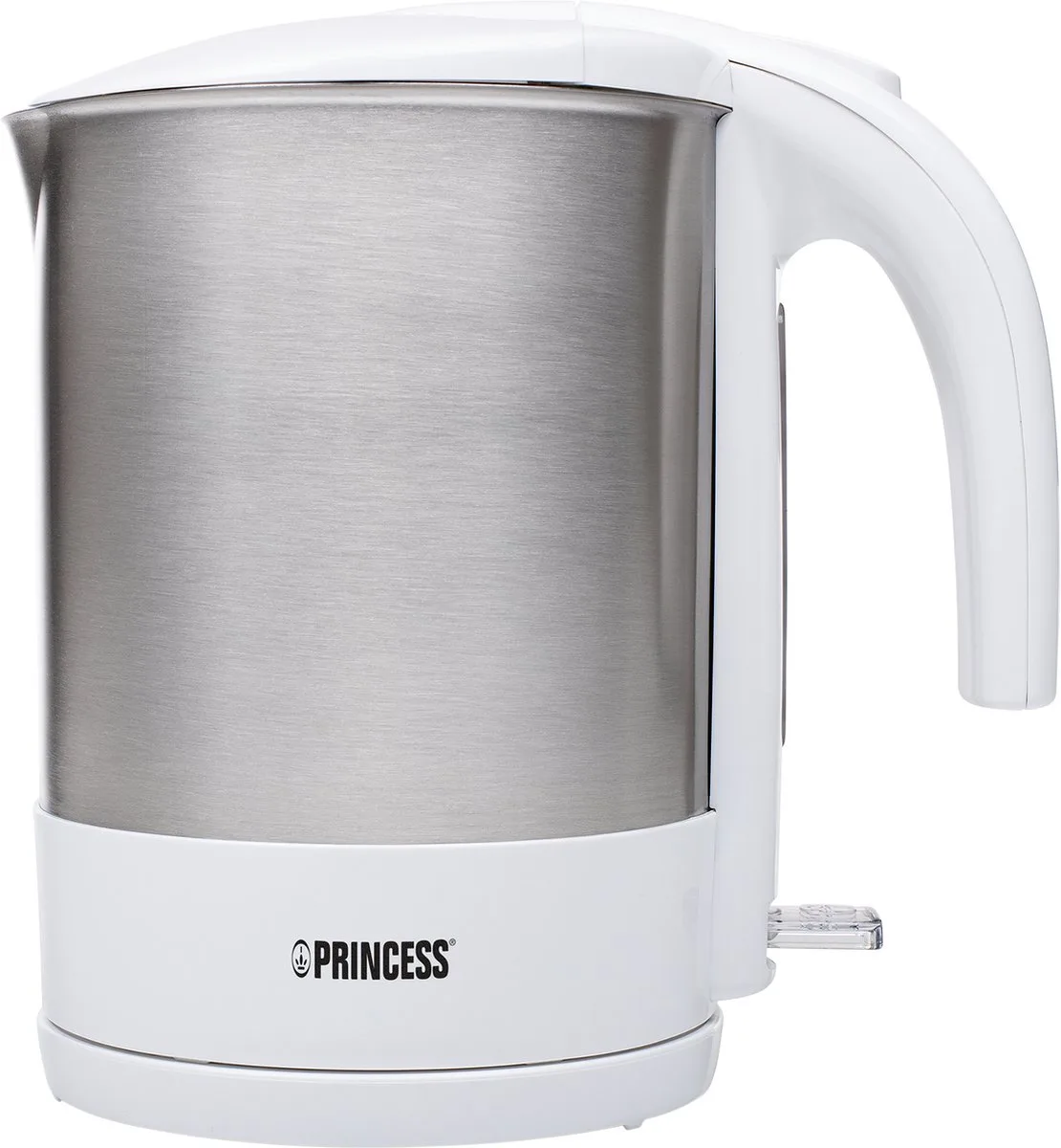 Waterkoker 236038 - 1,7 liter - 360° draaibaar - Geborsteld staal - 2200W de Princess en Blanc – photo produit