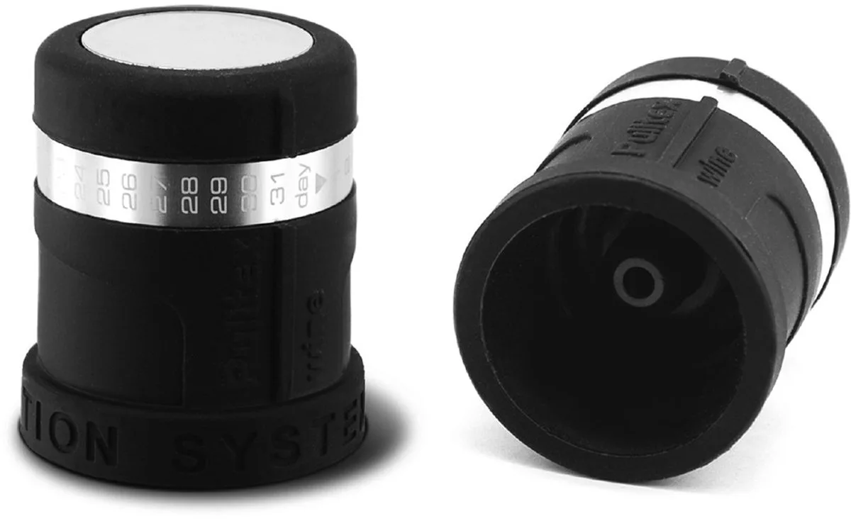AntiOX wijnstopper - 1 stuk van Pulltex in Zwart – productfoto