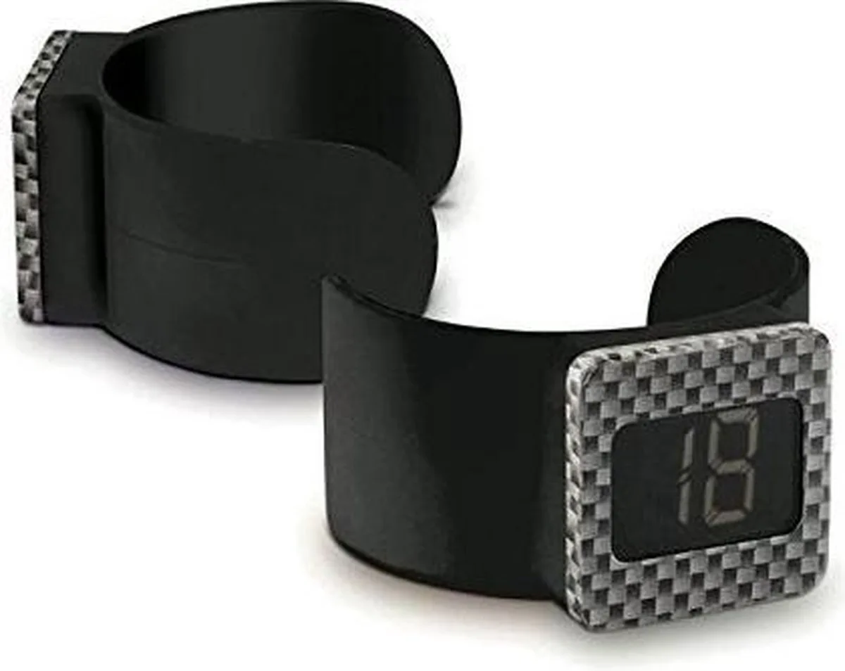 Monza Wijn Thermometer van Pulltex in Carbon – productfoto