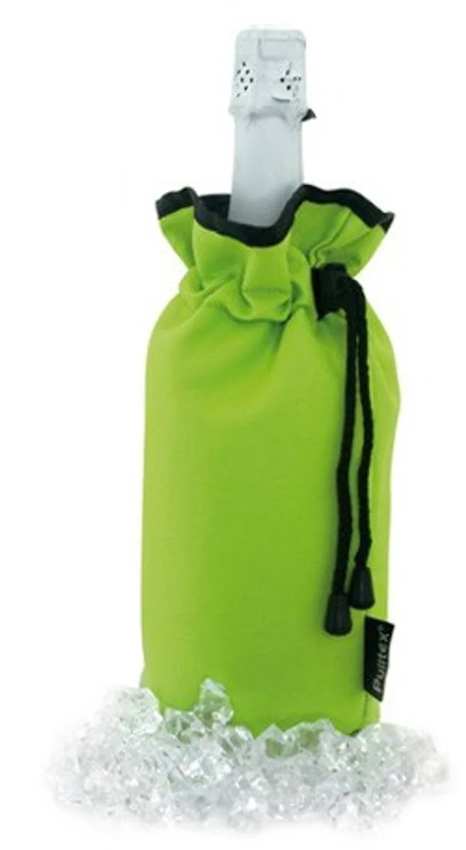 Wijnkoeler Cooler bag - Wijn of Champagne koeler från Pulltex i Grön – produktbild