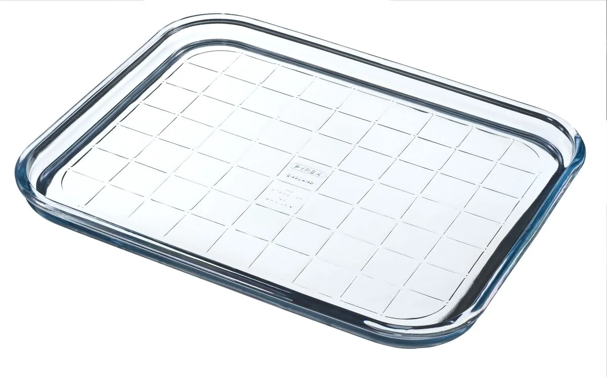 Bakplaat 32 x 26 x 2 cm van Pyrex in Transparant – productfoto