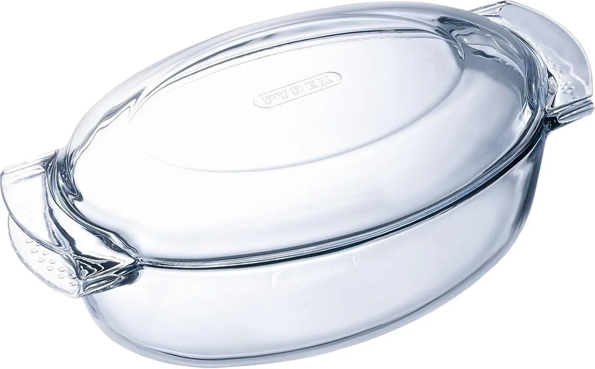 Classic Ovenschaal Ovaal met Deksel 5,8 liter von Pyrex in Transparent – Produktfoto