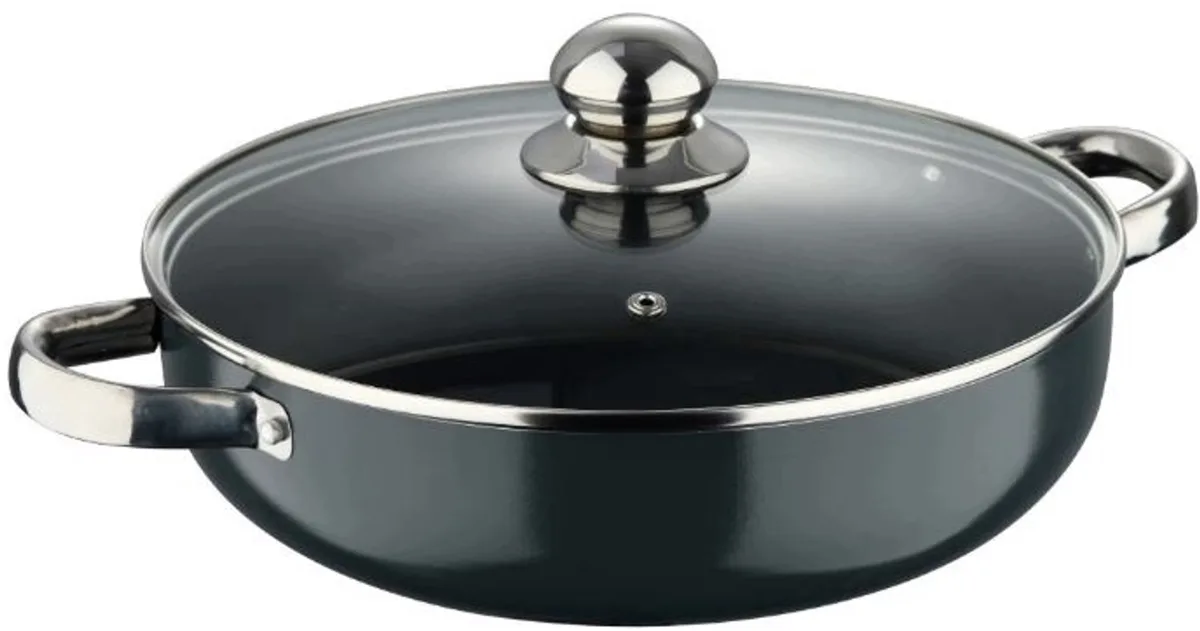 Classique Braadpan met Glazen Deksel - 3L von Pyrex in Schwarz – Produktfoto