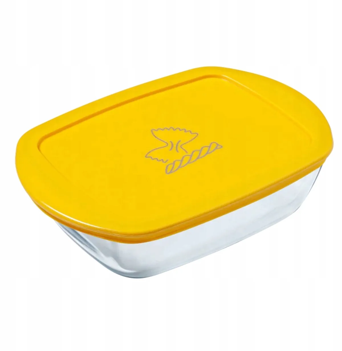 Cook & Store Ovenschaal 1.2L 23x15cm met Deksel de Pyrex en Jaune – photo produit