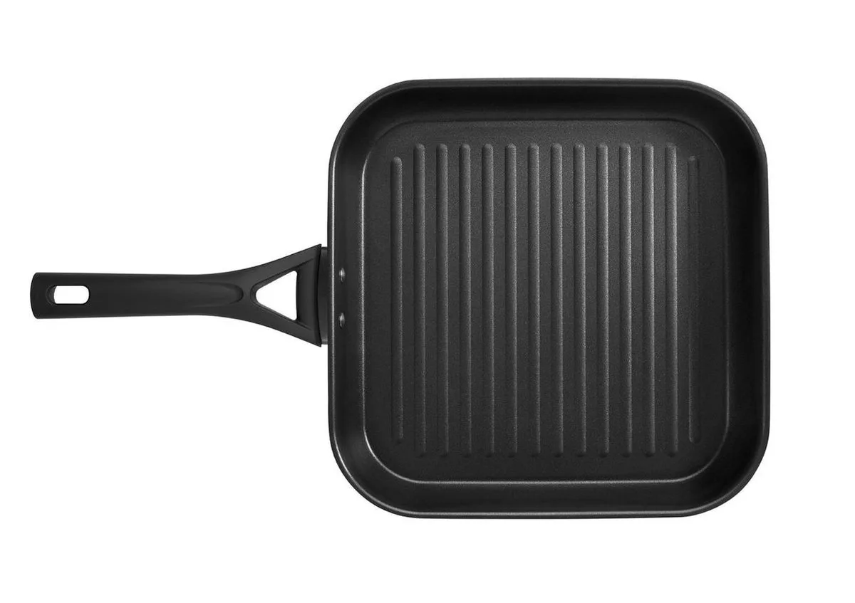 Expert Touch Grillpan 28 cm - RVS van Pyrex in Zilver – productfoto