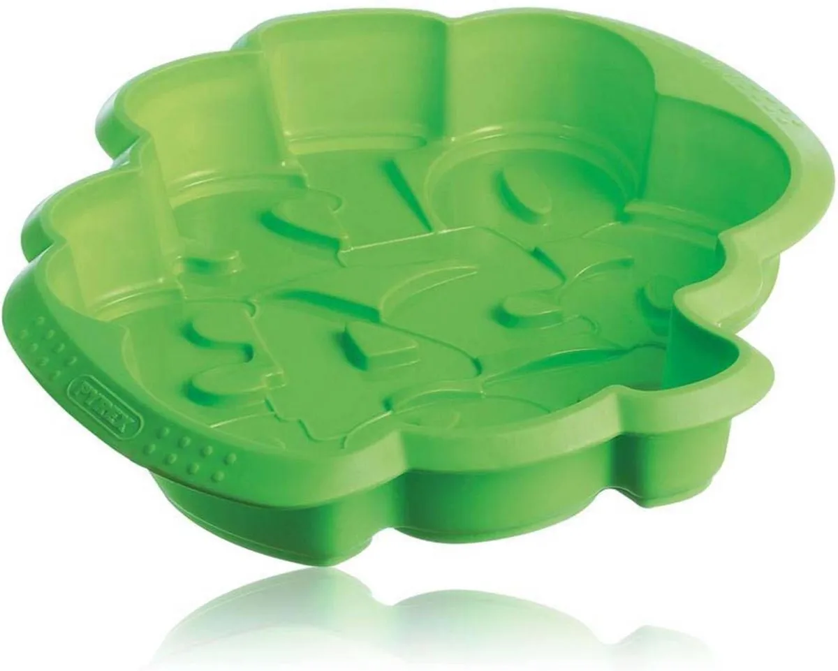 Flexi Twist Bakvorm - Cijfers - 29x29x5cm van Pyrex in Groen – productfoto