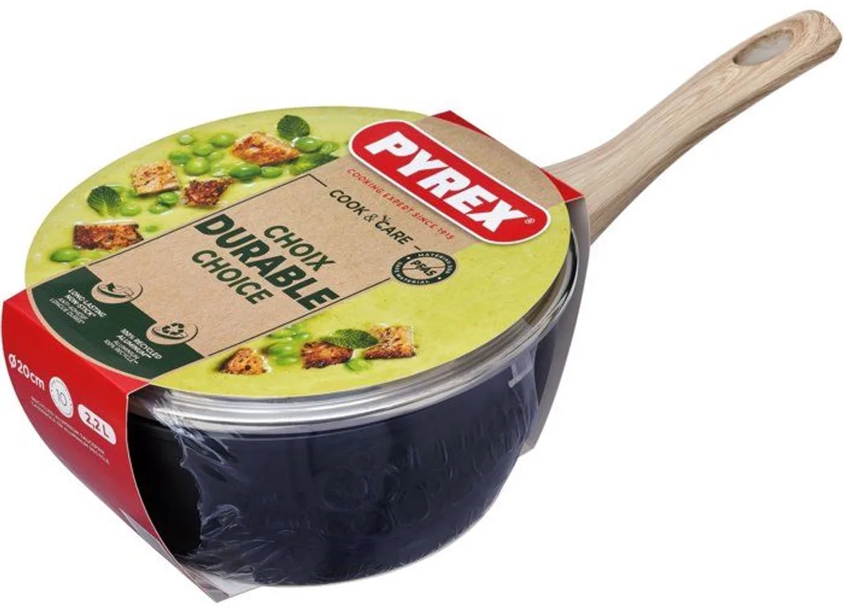 Kookpan met deksel från Pyrex i Svart – produktbild
