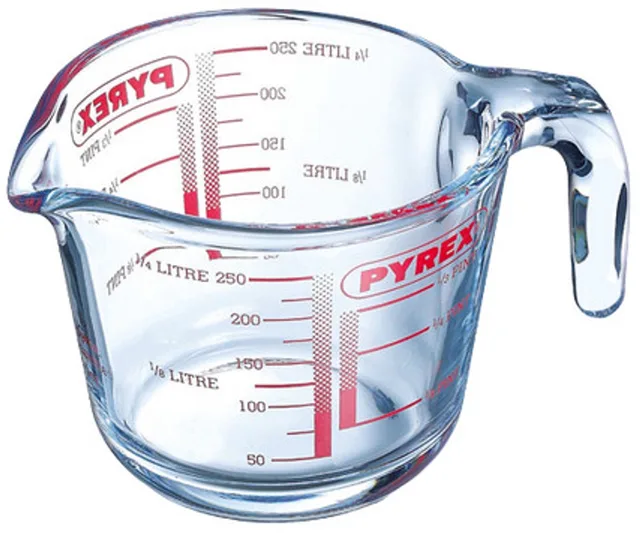 Maatbeker, 0,25 liter
