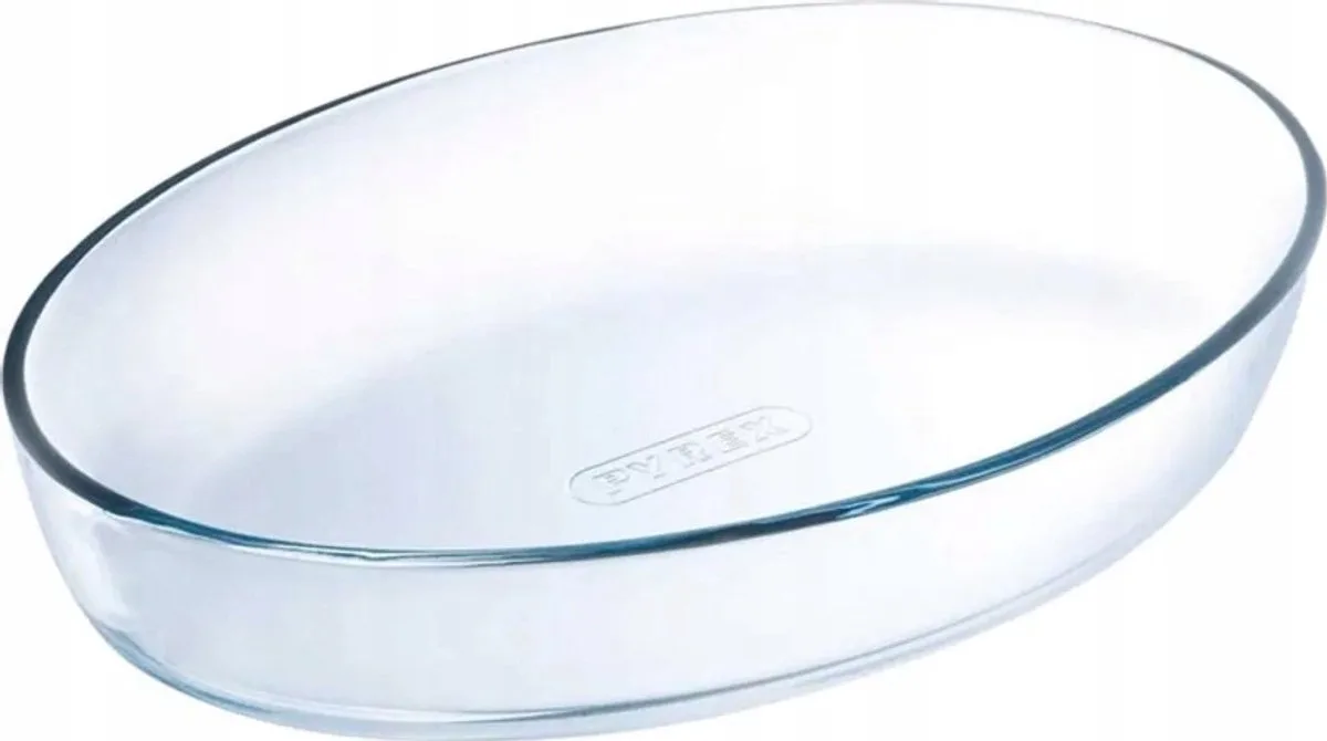 Ovale Ovenschaal 3.1L - Hittebestendig Borosilicaatglas van Pyrex in Transparant – productfoto