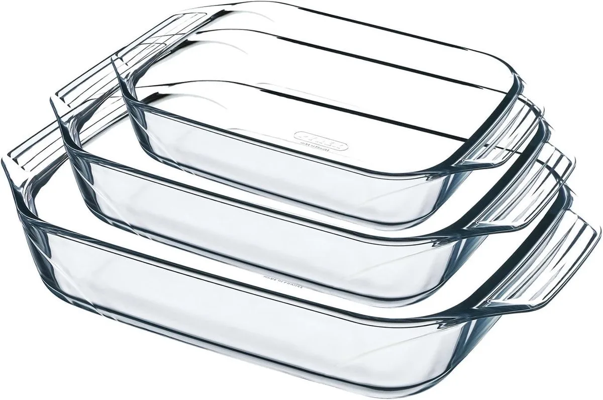 Ovenschaal, Borosilicaatglas, 39 mm X 25 mm by Pyrex in Transparent – product photo