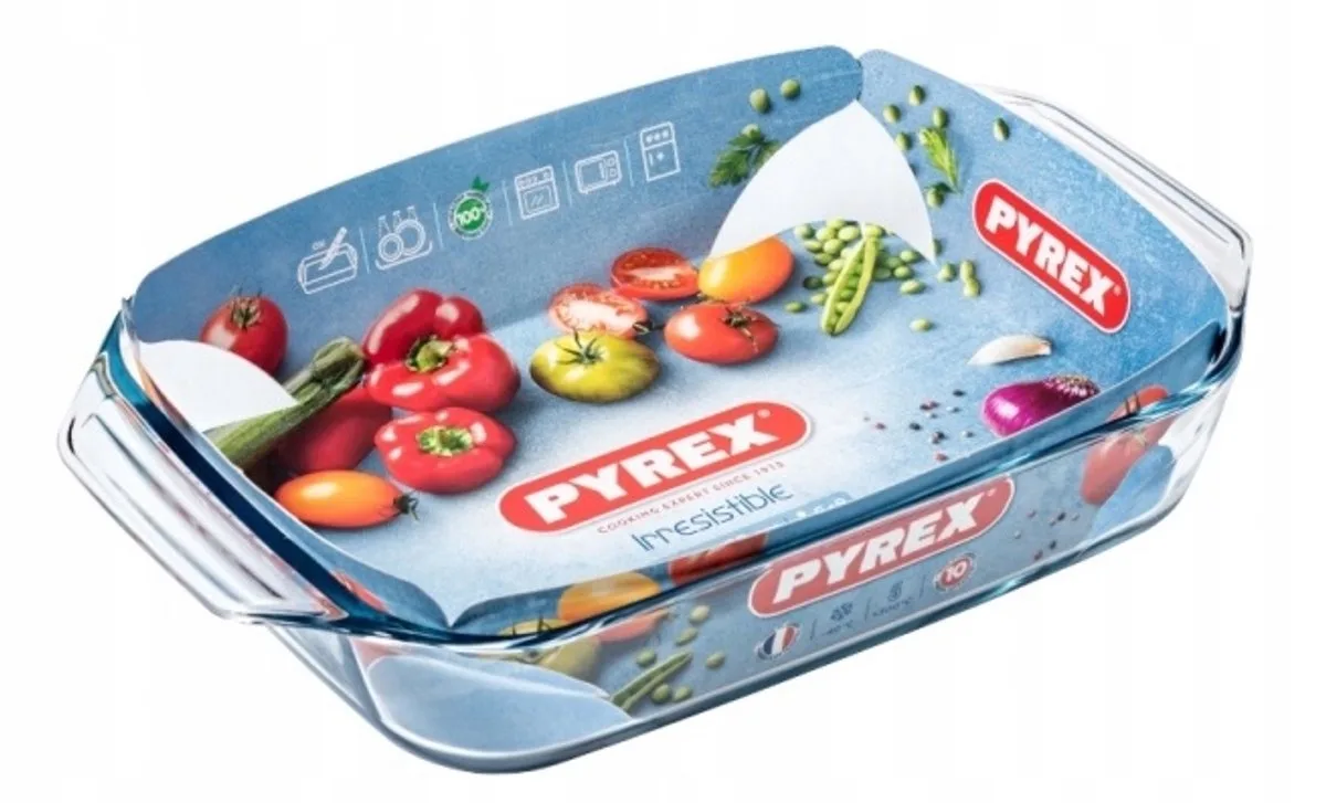 Ovenschaal Rechthoekig 28x17 cm Borosilicaatglas van Pyrex in Transparant – productfoto