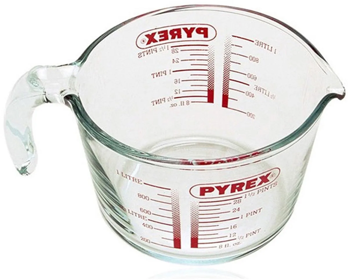 Prep & Store Maatbeker 1 L - Glas van Pyrex in Transparant – productfoto