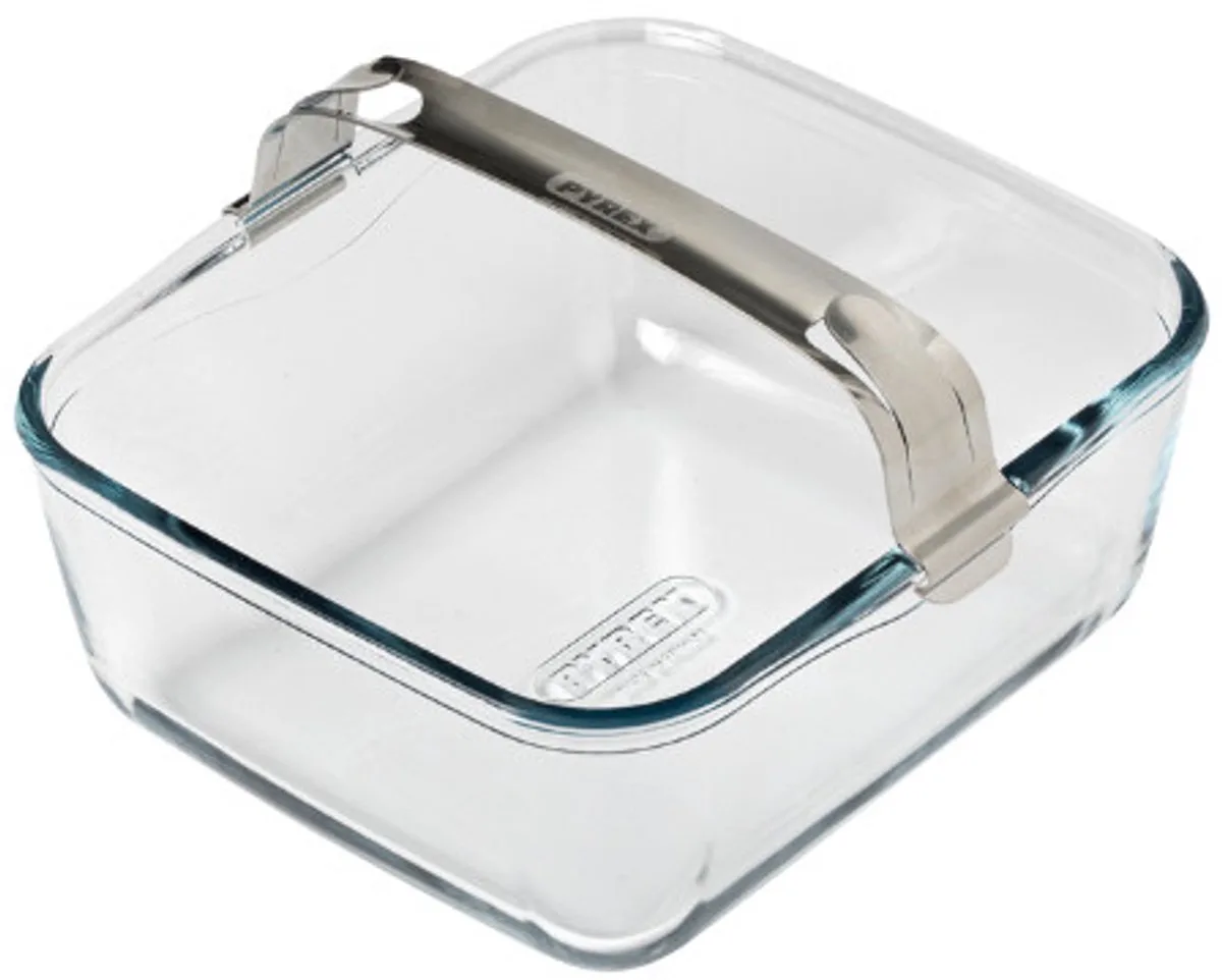 Pyrex 301U300 ovenschaal 2 l Vierkant Glas Universele bakvorm de Pyrex en Transparent – photo produit