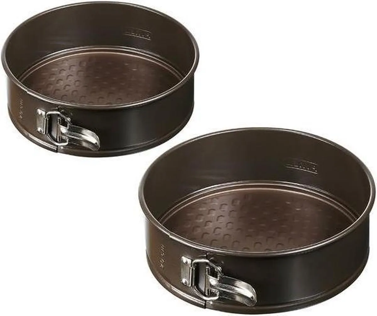 Set van uit elkaar te halen bakvormen Pyrex Asimetria Gegalvaniseerd staal (20 + 26 cm) (2 pcs) van Pyrex – productfoto