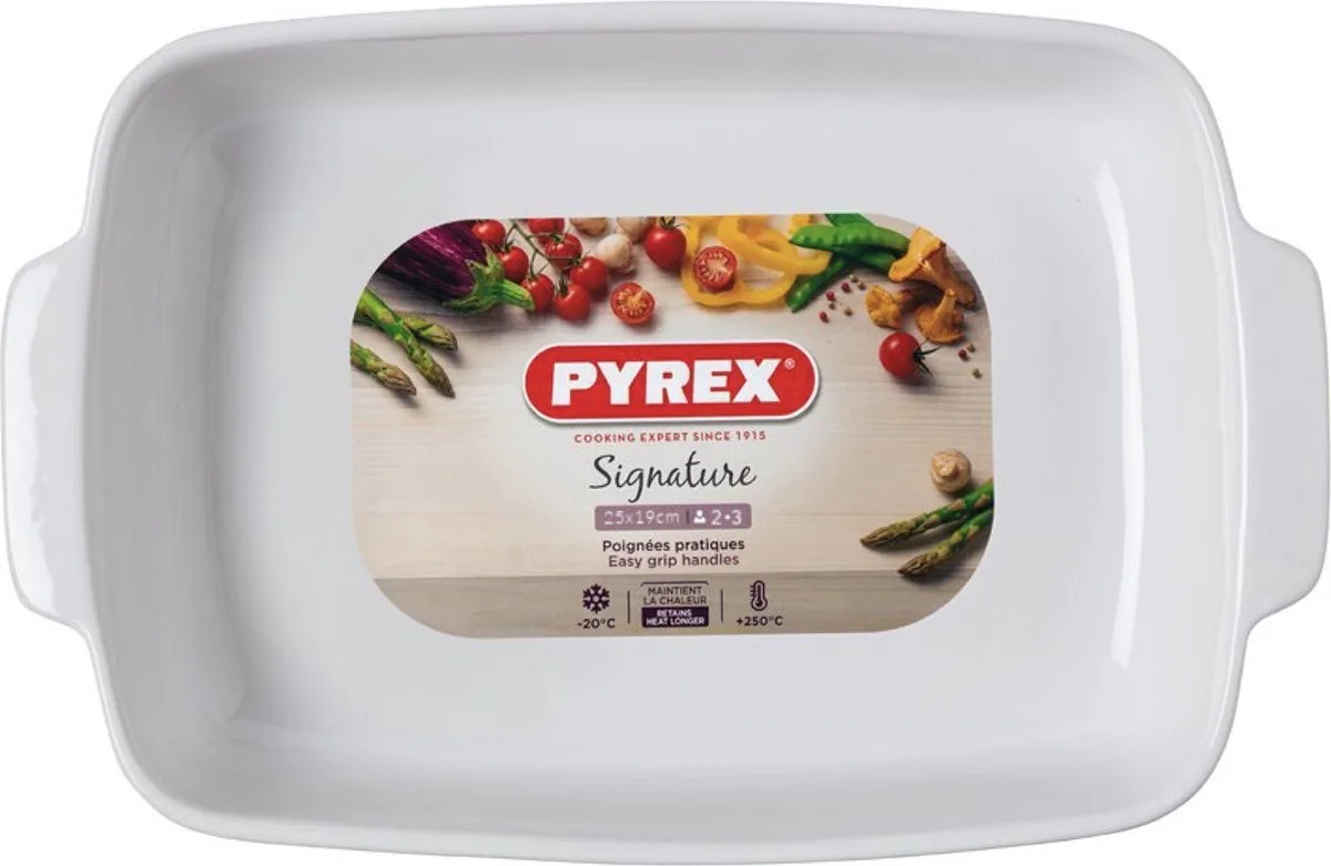 Signature Ovenschaal 25 x 19 cm van Pyrex in Wit – productfoto