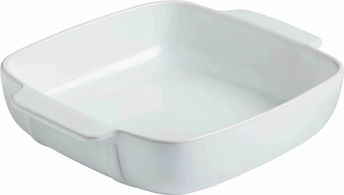 Signature Ovenschaal Vierkant - Keramiek - 22x22 cm van Pyrex in Wit – productfoto