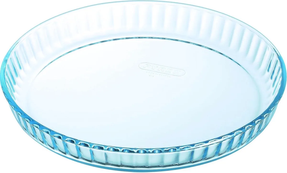 Taartvorm Rond, 25 cm van Pyrex in Transparant – productfoto
