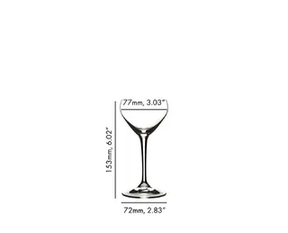 Cocktailglazen Nick En Nora - 140 ml - 2 stuks van Riedel in Transparant – productfoto 3 van 5
