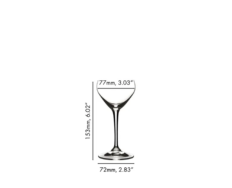 Cocktailglazen Nick En Nora - 140 ml - 2 stuks van Riedel in Transparant – productfoto 3 van 5